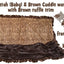 Dog, Puppy & Pet or Cat Sleepytime Cuddle Blankets, "Brown Cheetah"