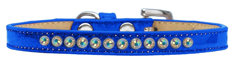 Dog, Puppy and Pet Ice Cream Collar, "Aurora Borealis Crystal Rimsets"