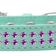 Dog, Puppy & Pet Fashion  Collar, "Two Row Purple Crystal Rimsets"