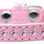 Dog, Puppy & Pet Fashion Collar, "Light Pink Crystal Rimsets"