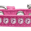 Dog, Puppy and Pet Ice Cream Collar, "Pearl & Light Pink Crystal Rimsets"