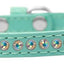 Dog, Puppy & Pet Fashion  Collar, "Aurora Borealis Crystal Rimsets"