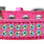 Dog, Puppy & Pet Ice Cream  Collar, "Two Row Aurora Borealis Crystal Rimsets"