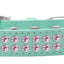 Dog, Puppy & Pet Fashion  Collar, "Two Row Light Pink Crystal Rimsets"