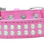 Dog, Puppy & Pet Fashion  Collar, "Two Row Pearl Rimsets"