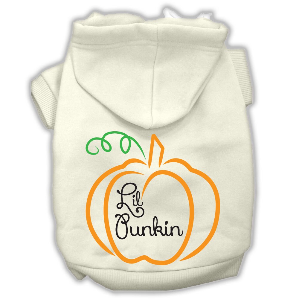 Halloween Pet Dog & Cat Hoodie Screen Printed, "Lil Punkin"