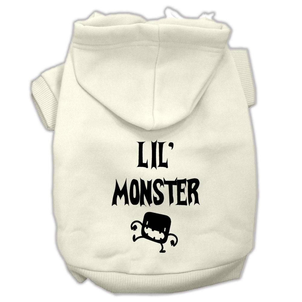 Halloween Pet, Dog & Cat Hoodie Screen Printed, "Lil Monster"