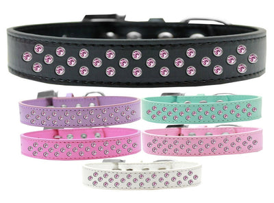 Dog, Puppy & Pet Fashion  Collar, "Light Pink Crystal Sprinkles"