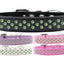 Dog, Puppy & Pet Fashion  Collar, "Lime Green Crystal Sprinkles"