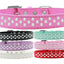 Dog, Puppy & Pet Fashion  Collar, "Pearl Rimsets Sprinkles"