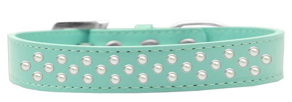 Dog, Puppy & Pet Fashion  Collar, "Pearl Rimsets Sprinkles"