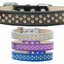 Dog, Puppy & Pet Ice Cream  Collar, "Yellow Crystal Rimsets Sprinkles"