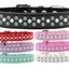 Dog, Puppy & Pet Fashion  Collar, "Pearl and Aurora Borealis Crystal Rimsets Sprinkles"