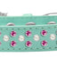 Dog, Puppy & Pet Fashion  Collar, "Pearl and Bright Pink Crystal Rimsets Sprinkles"