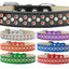 Dog, Puppy & Pet Ice Cream  Collar, "Pearl and Orange Crystal Rimsets Sprinkles"