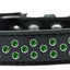 Dog, Puppy & Pet Fashion  Collar, "Emerald Green Crystal Sprinkles"