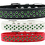 Dog, Puppy & Pet Fashion  Collar, "Emerald Green Crystal Sprinkles"