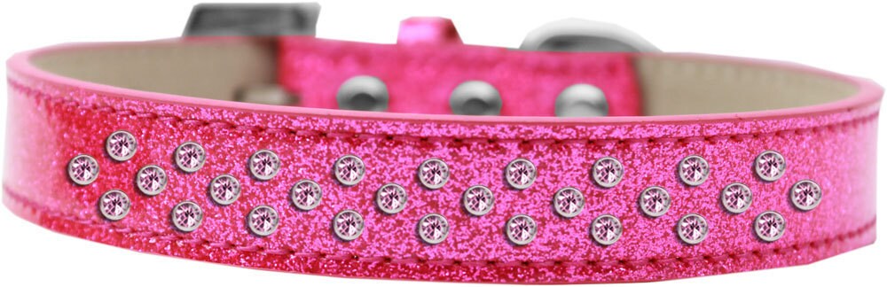 Dog, Puppy & Pet Ice Cream  Collar, "Light Pink Crystal Rimsets Sprinkles"