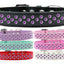 Dog, Puppy & Pet Fashion  Collar, "Purple Crystal Rimsets Sprinkles"