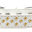 Dog, Puppy & Pet Fashion  Collar, "Yellow Crystal Rimsets Sprinkles"