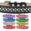 Dog, Puppy & Pet Ice Cream  Collar, "Pearl and Aurora Borealis Crystal Rimsets Sprinkles"