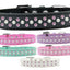 Dog, Puppy & Pet Fashion  Collar, "Pearl and Light Pink Crystal Rimsets Sprinkles"