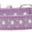 Dog, Puppy & Pet Fashion  Collar, "Pearl and Light Pink Crystal Rimsets Sprinkles"