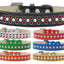 Dog, Puppy & Pet Ice Cream  Collar, "Pearl and Red Crystal Rimsets Sprinkles"