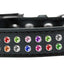 Dog, Puppy & Pet Fashion Collar, "Two Row Confetti Crystal Rimsets"