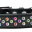 Dog, Puppy & Pet Fashion  Collar, "Confetti Crystal Rimsets Sprinkles"