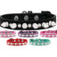 Pet and Dog Spike Collar, "Clear Crystals & White Spikes"�