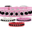 Pet and Dog Spike Collar, "Double Crystal & Black Spikes"