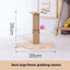 Solid Wood Cat Scratching Post & Toy Set