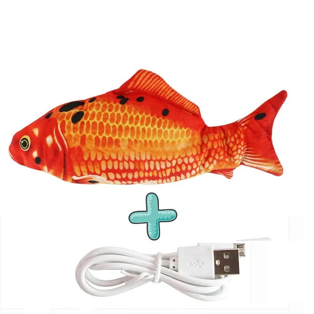 Cat Interactive Electric Floppy Toy Fish