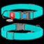 Waterproof Dog Collar Heavy Duty Adjustable for Medium Dogs M Size Glow in Dark