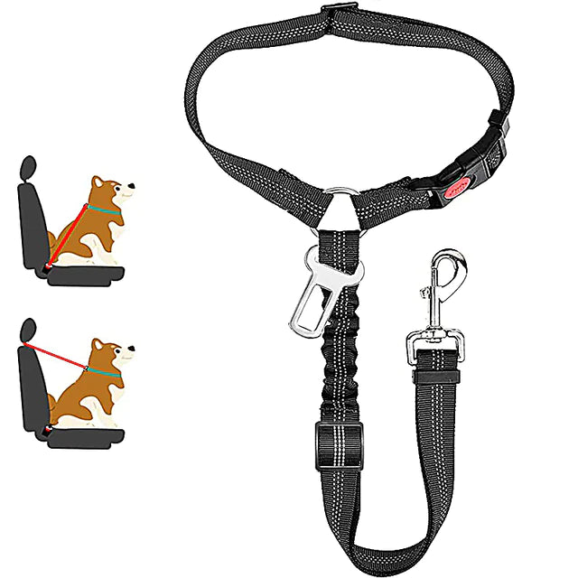 Guardian 2-in-1 Dog Seatbelt with Headrest Restraint