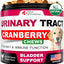 Dog UTI Treatment Cranberry Supplement for Dogs UTI Bladder Control 120 Chews