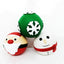 Dog Chew Leak Ball Toy Santa / Snow Man