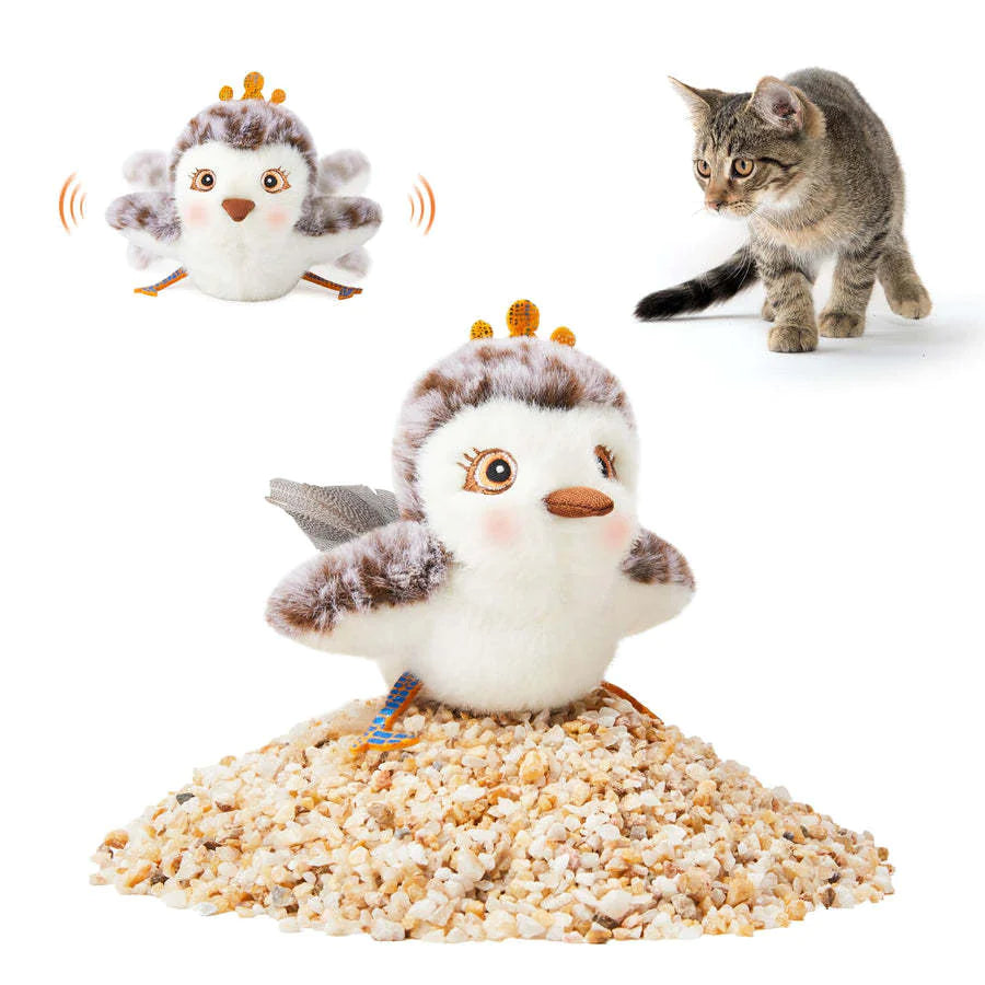 USB Rechargeable Flapping Bird Cat Toy