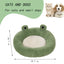 Cartoon Frog-Shaped Pet Bed