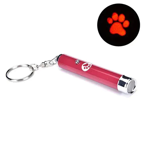 Laser LED Flashlight Clip Funny Cat Chaser