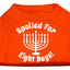 Hanukkah Pet Dog & Cat Shirt Screen Printed, "Spoiled for Eight Days"