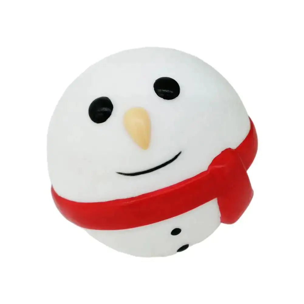 Dog Chew Leak Ball Toy Santa / Snow Man