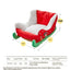 Cozy Christmas Sleigh Pet Bed