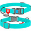 Waterproof Dog Collar Heavy Duty Adjustable for Medium Dogs M Size Glow in Dark