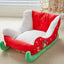 Cozy Christmas Sleigh Pet Bed