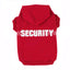 Fleece hooded dog sweater